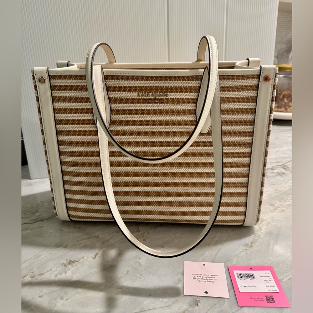 Kate Spade market stripe medium tote